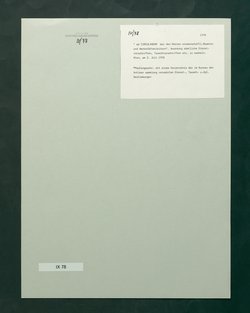 Zirkular betreffend Neuordnung der Dienstvorschriften