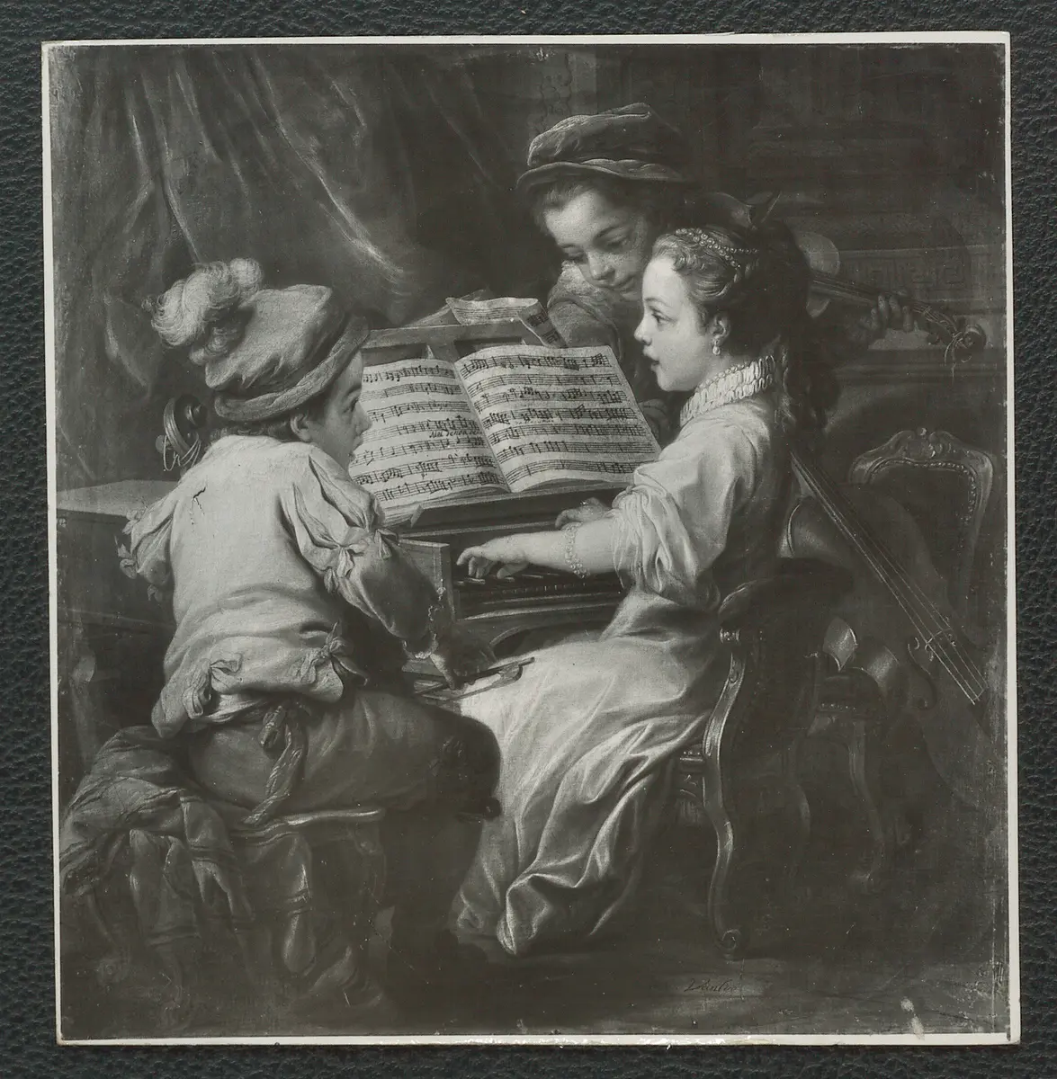 Carl van Loo: Allegorisches Gemälde, darstellend: 