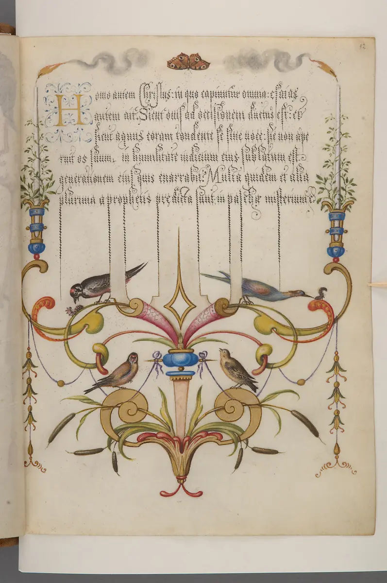 Schriftmusterbuch; 127 Blatt Pergament