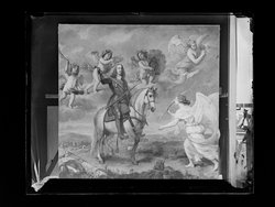 Erzherzog Leopold Wilhelm (1614-1662) in voller Rüstung zu Pferd
