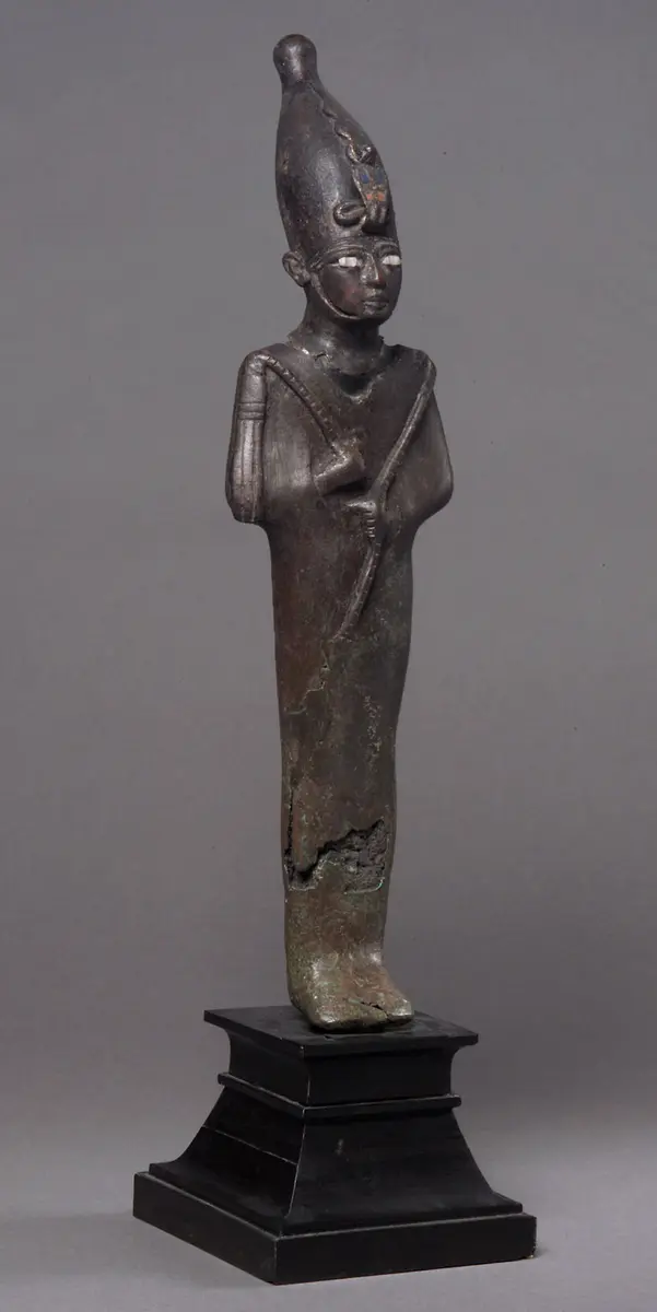 Gott Osiris, stehend