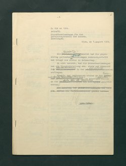 Dienstbestimmungen für das Aufsichtspersonal in den Sammlungen mit Anmerkungen und Korrekturen
