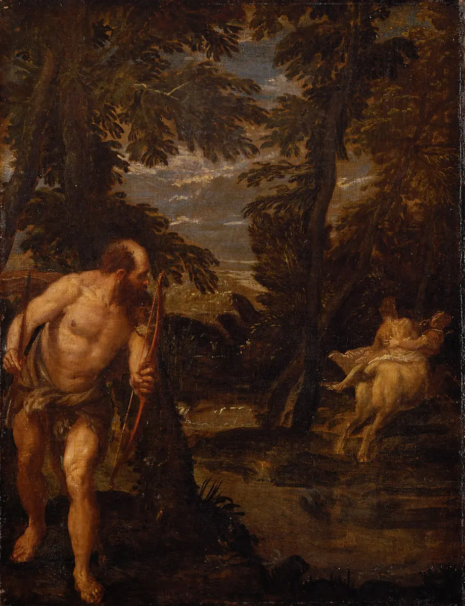 Herkules, Dejanira und der Kentaur Nessus