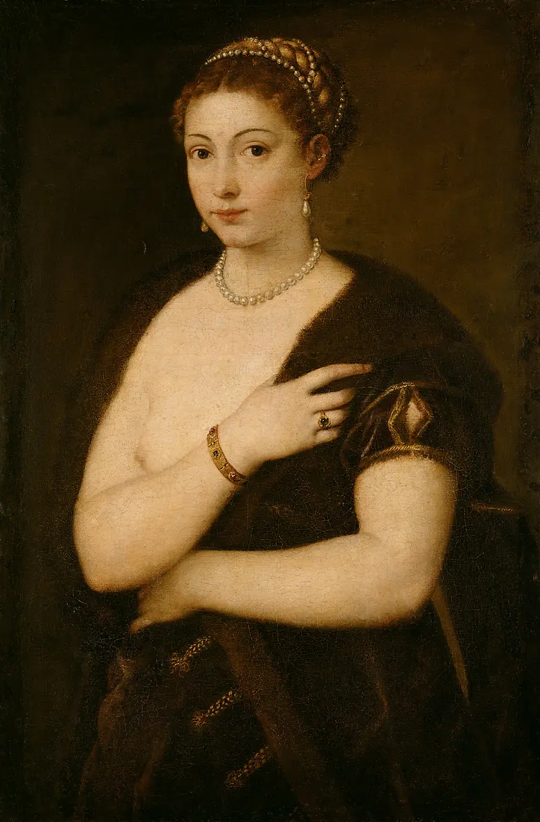 Mädchen im Pelz