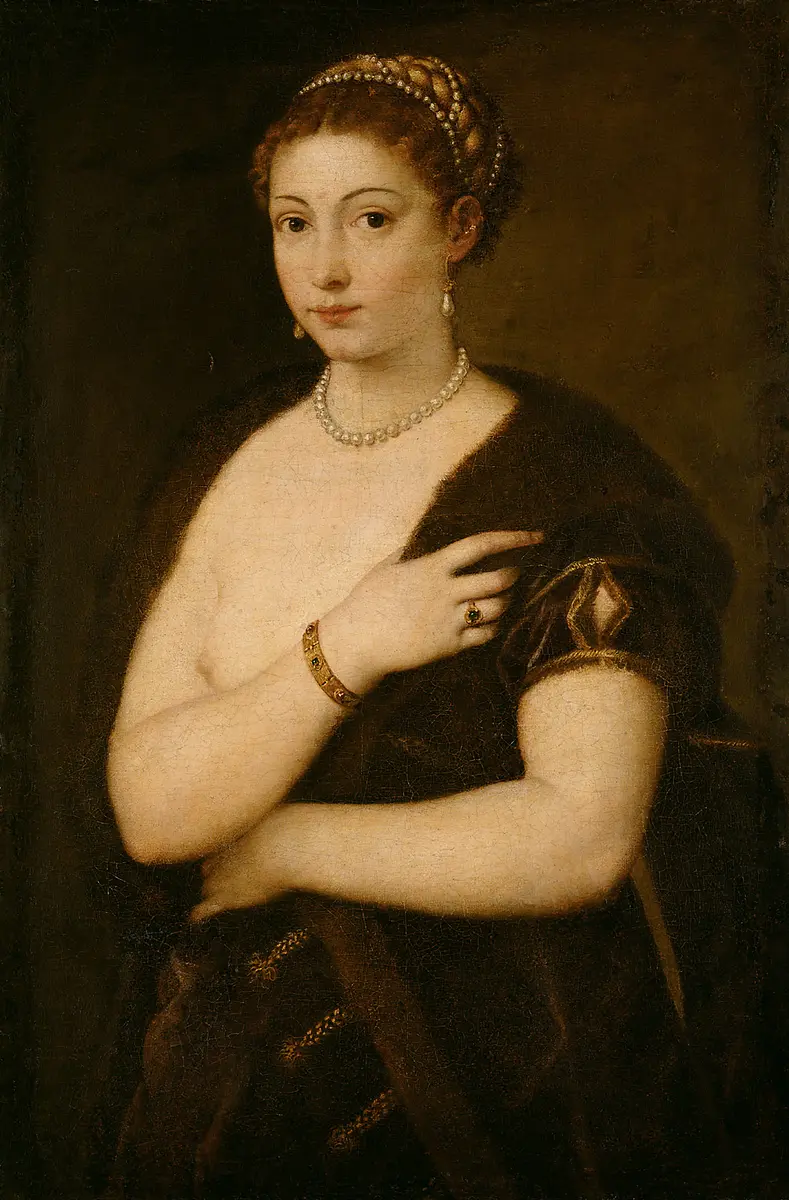 Mädchen im Pelz