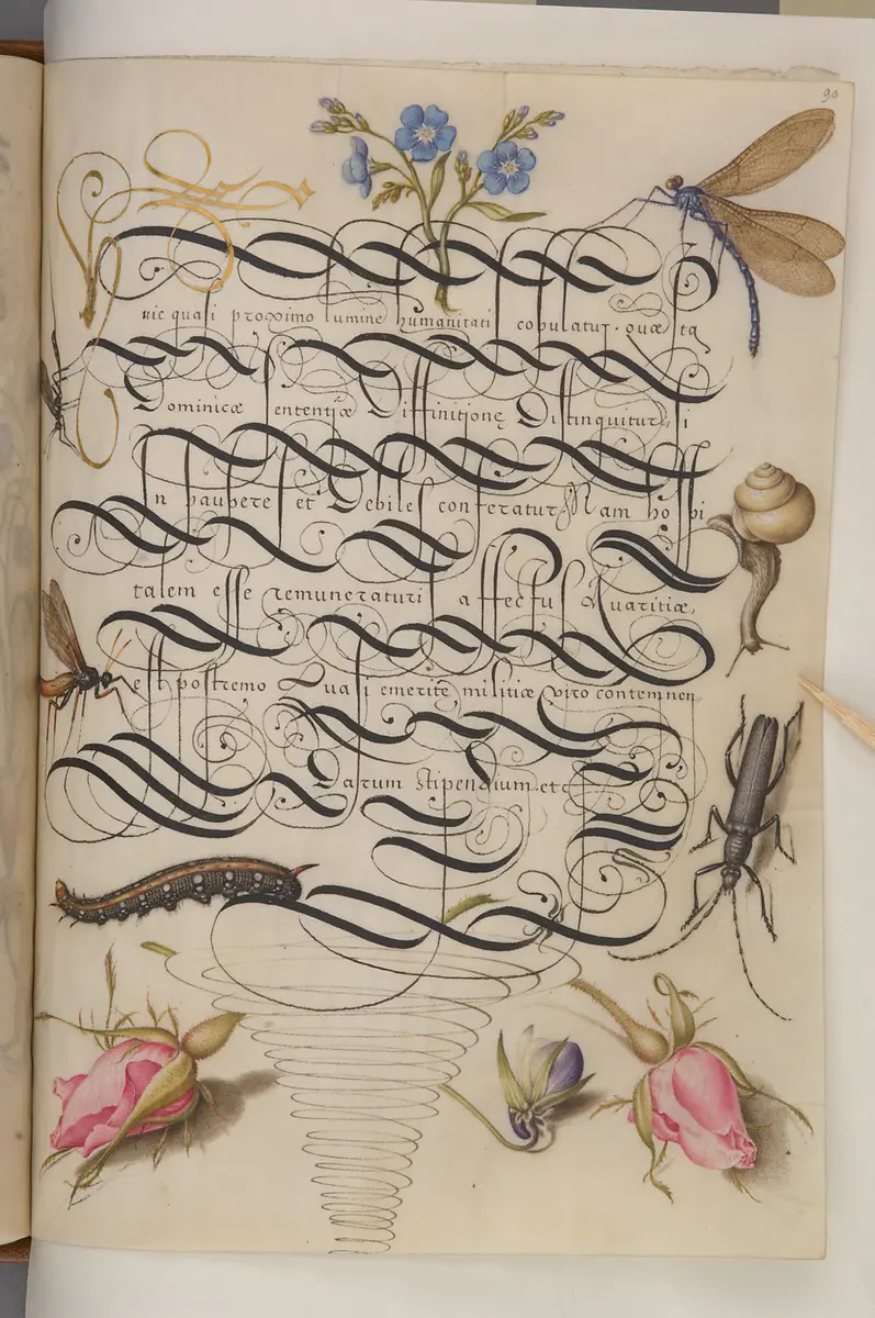 Schriftmusterbuch; 127 Blatt Pergament