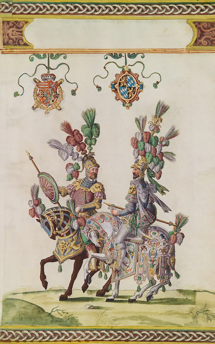 Hochzeitskodex Erzherzog Ferdinands II.: Ferdinand und Wilhelm
