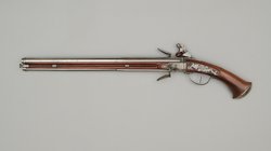 Zweiläufige Steinschlosswendepistole