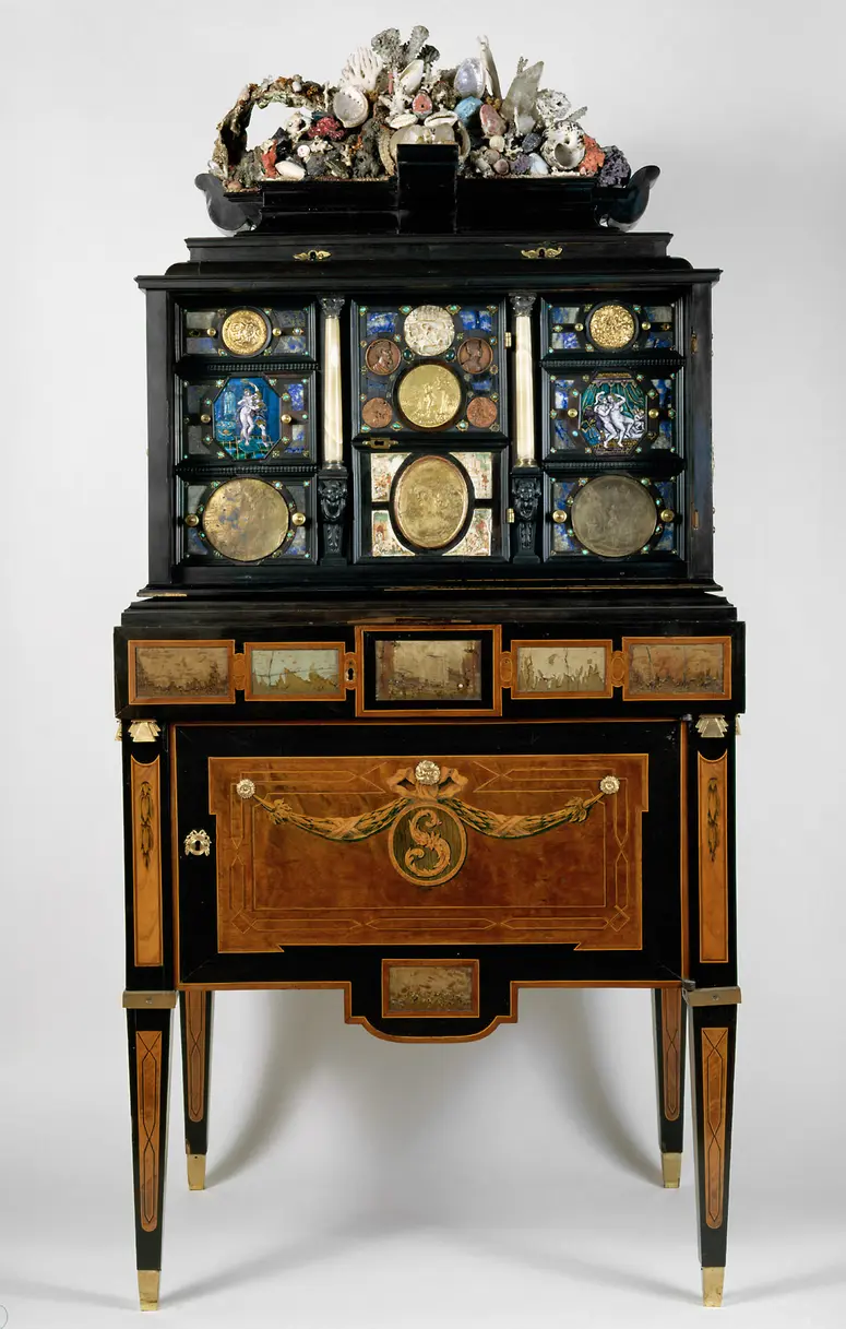 Kabinettschrank; sog. Wrangelschrank (vormals als Kabinett Kaiser Rudolfs II. bezeichnet)
