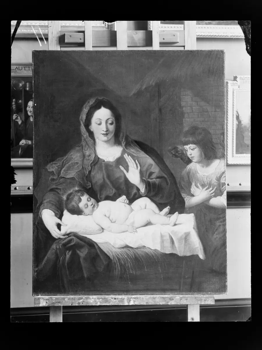 Maria mit Kind und Engel