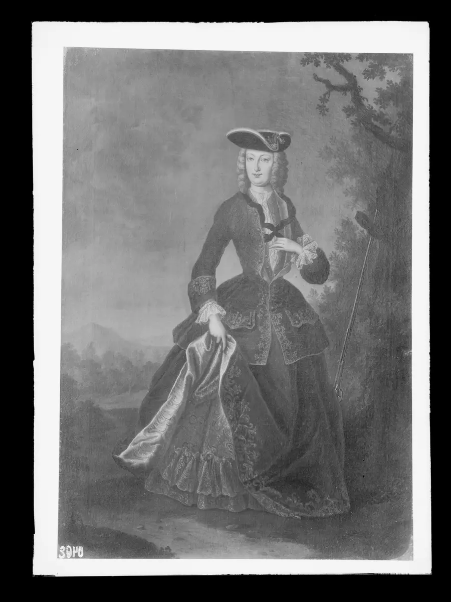 Kaiserin Elisabeth Christine als Jägerin