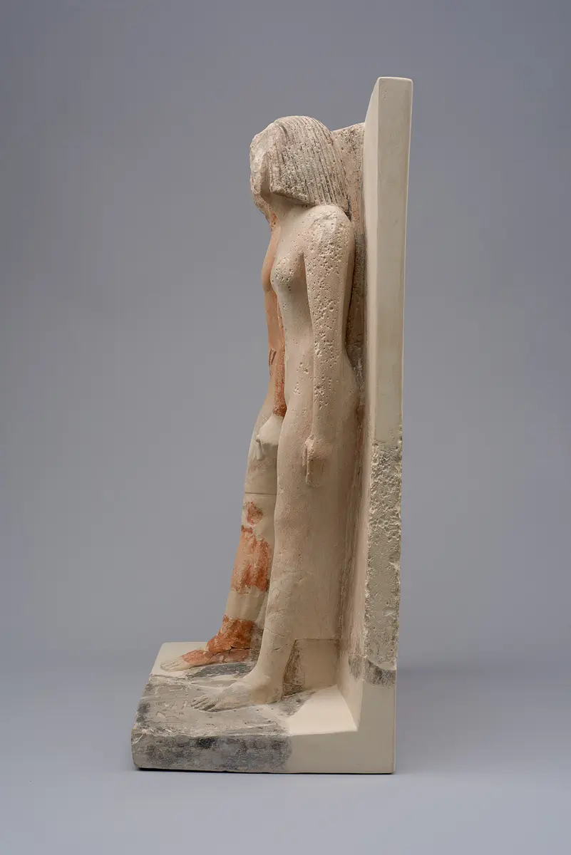 Gruppenstandbild des Hetep-seschat und einer Frau