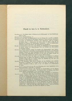 Verhaltungen für den Dienst in den k. k. Hofmuseen und im Hoftheater
