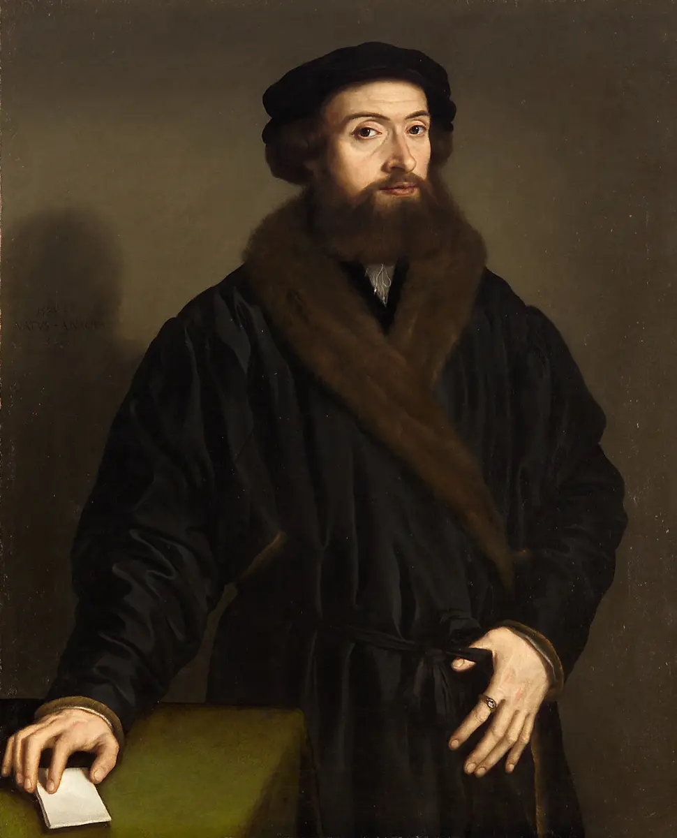 Portrait of a man wearing a beret