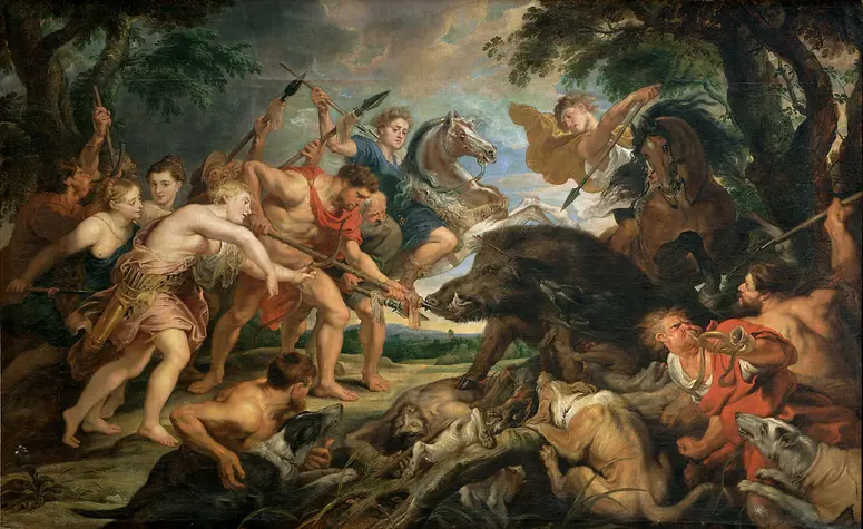 Jagd des Meleager und der Atalante
