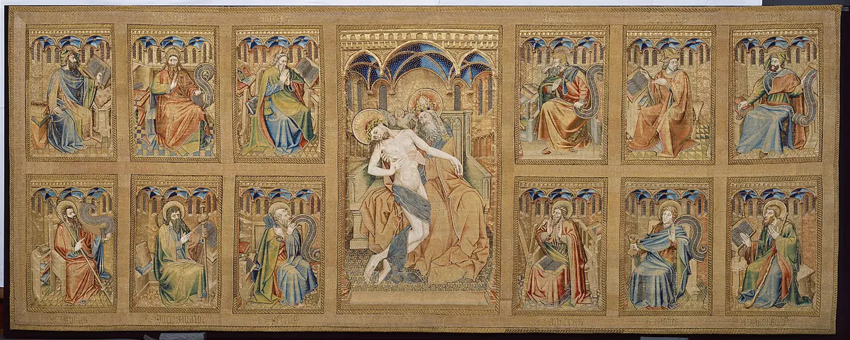 Antependium des Meßornats des Ordens vom Goldenen Vlies (Retrofrontale, Rücklaken)