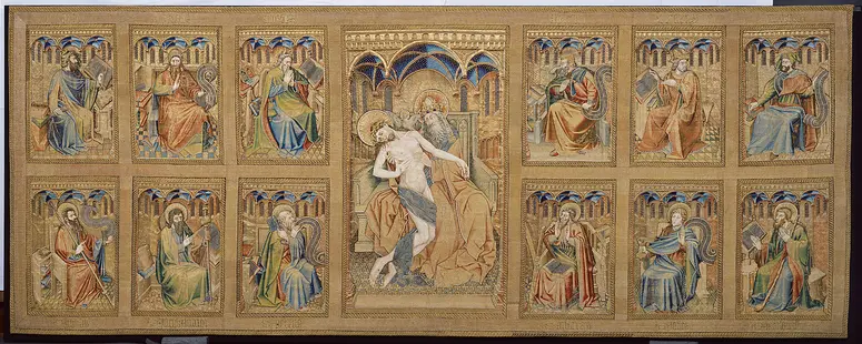 Antependium des Meßornats des Ordens vom Goldenen Vlies (Retrofrontale, Rücklaken)