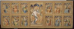 Antependium des Meßornats des Ordens vom Goldenen Vlies (Retrofrontale, Rücklaken)