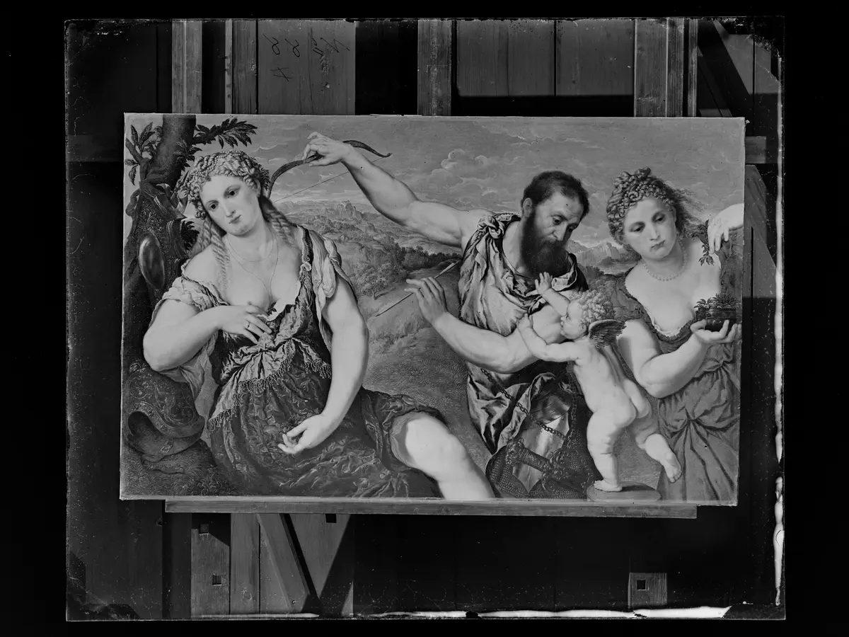 Allegorie (Mars, Venus, Flora und Cupido)