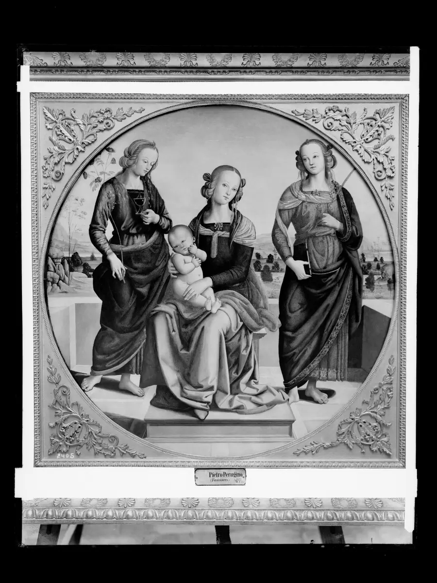 Madonna mit dem Jesuskinde und den hll. Rosalia und Katharina