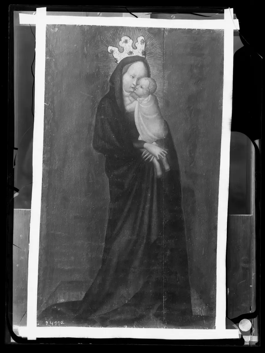 Vermählung der hl. Katharina, Rückseite: Madonna und Kind
