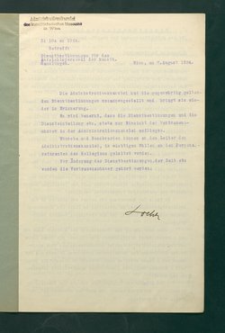 Dienstbestimmungen für das Aufsichtspersonal in den Sammlungen