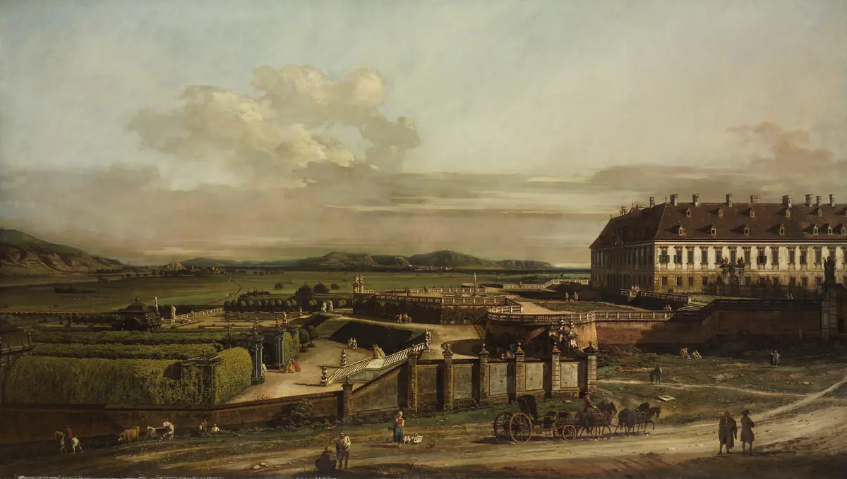 Das kaiserliche Lustschloss Schloss Hof, Ansicht von Norden