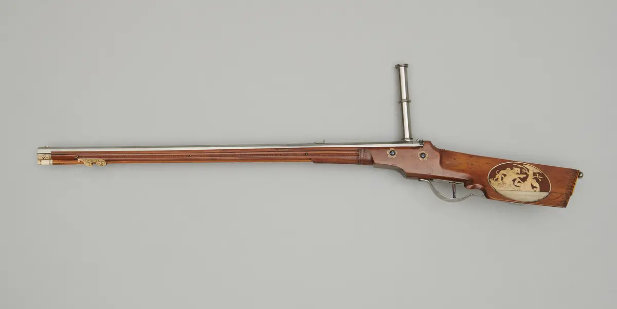 Radschlossgewehr mit Rauchfang