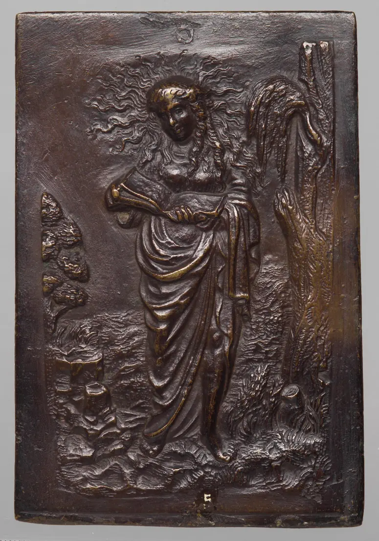 Melpomene aus der Plakettenfolge der neun Musen