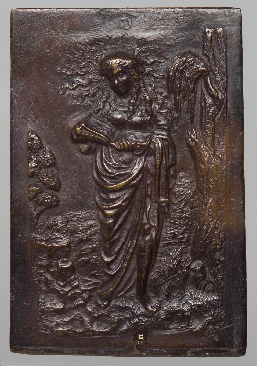 Melpomene aus der Plakettenfolge der neun Musen