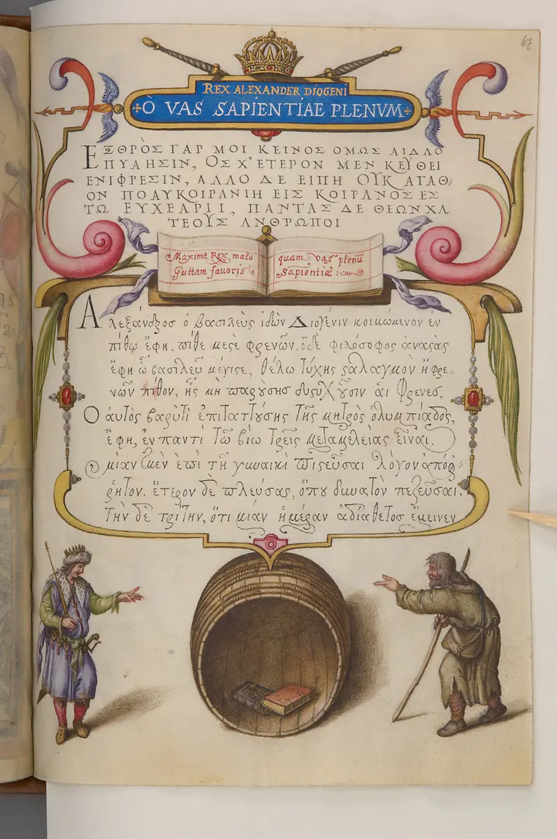 Schriftmusterbuch; 127 Blatt Pergament