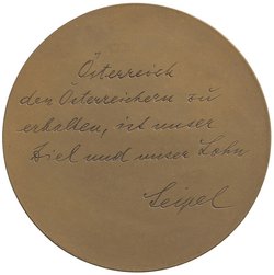 Österreich: Bundeskanzler Ignaz Seipel