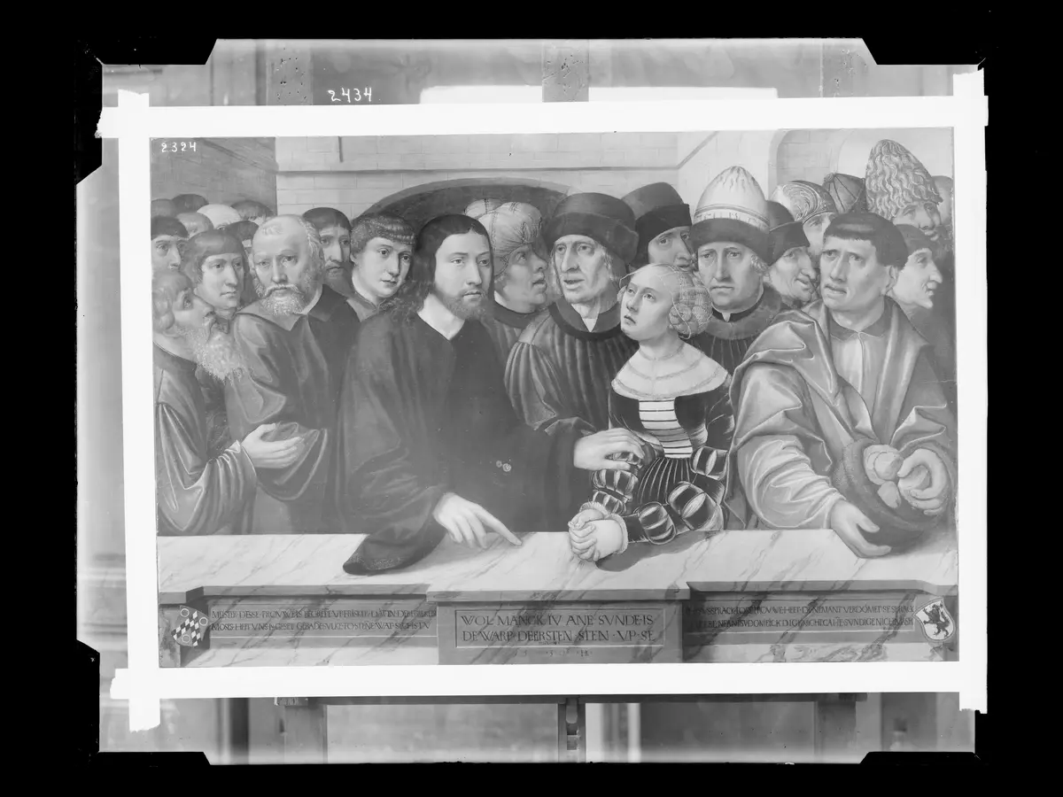 Die Ehebrecherin vor Christus