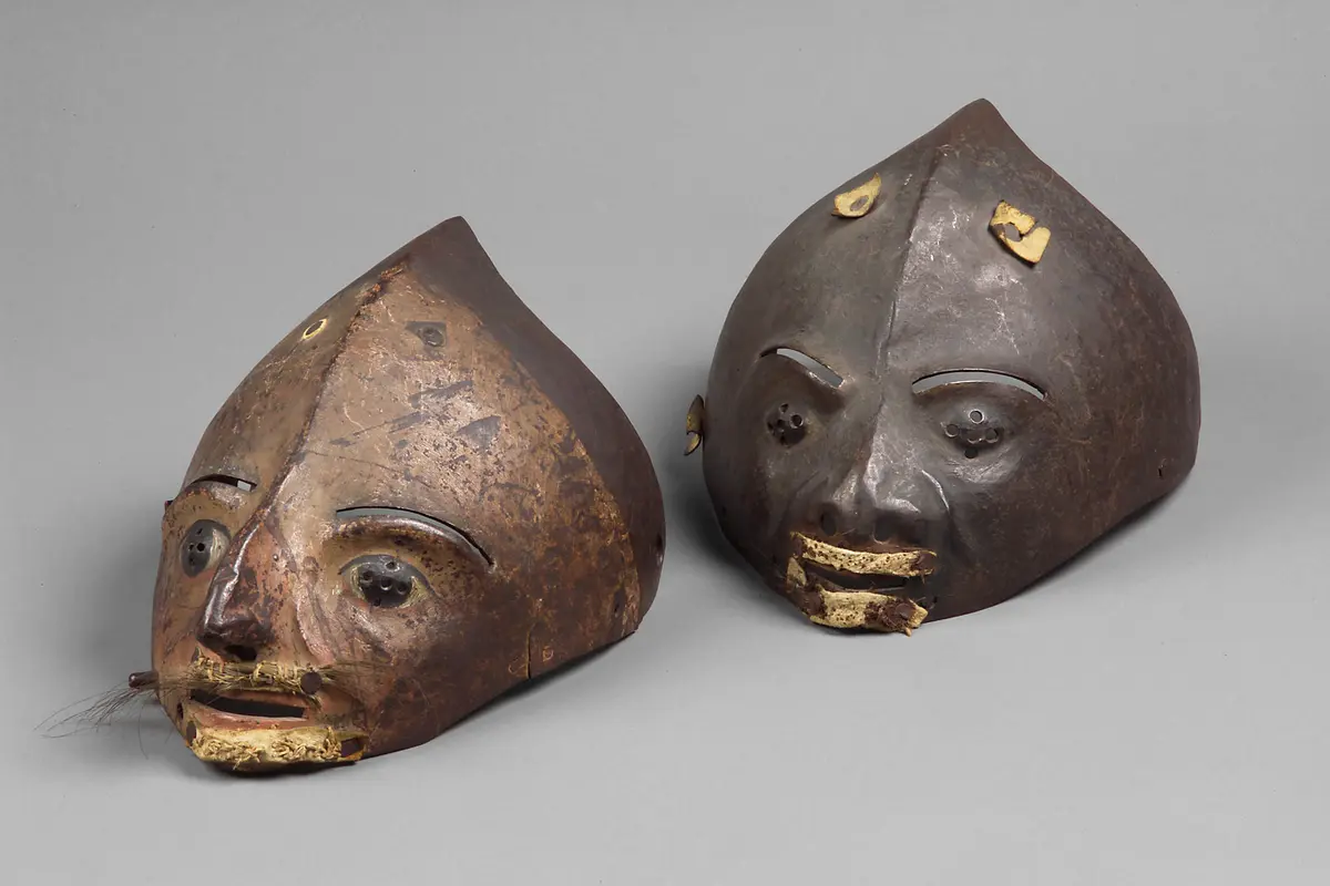 Mohren- und Husarenmasken