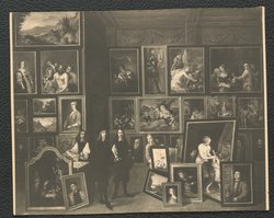 Teniers: Galerie des Erzherzogs Wilhelm. Öl_Leinwand, 70 x 86 cm
