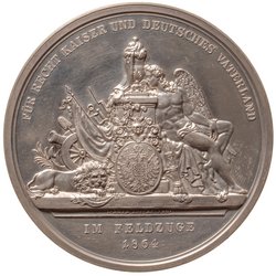 Habsburg: Kaiser Franz Joseph I.; Medaille zum Andenken an die Gefallenen im Deutsch-Dänischen Krieg