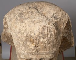 Colossal head from a royal statue 