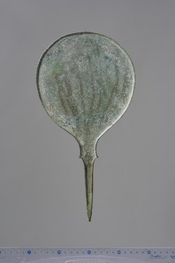 Griffspiegel praenestinischer Form: Peleus und Thetis