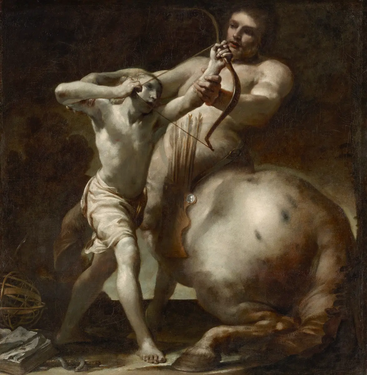 The Centaur Chiron and Achilles