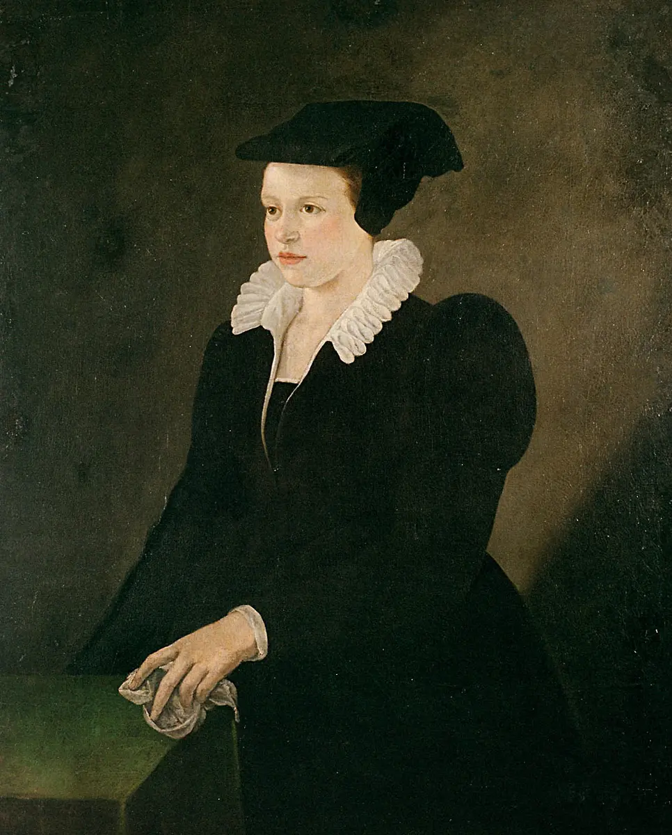 Francesca, die Gattin des Haarmenschen Petrus Gonsalvus