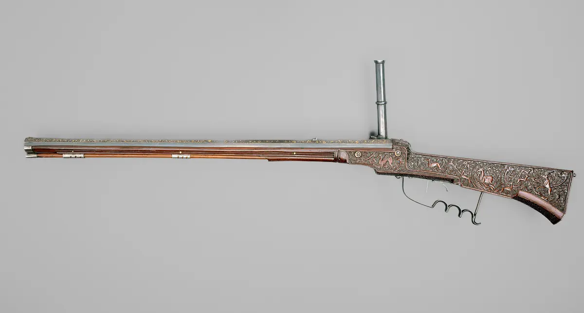 Kurzes Radschlossgewehr mit Rauchfang
