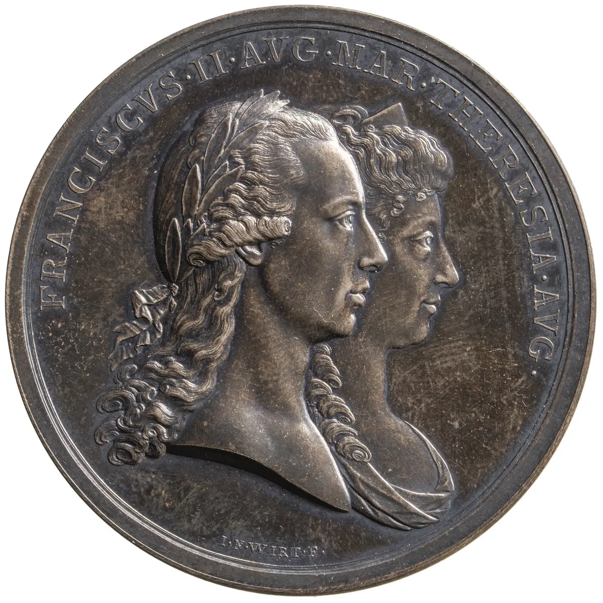 Habsburg: Kaiser Franz II./I. und Maria Theresia Karolina von Bourbon-Neapel (dessen zweite Gemahlin)