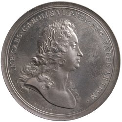 Habsburg: Kaiser Karl VI., Preismedaille der Wiener Akademie