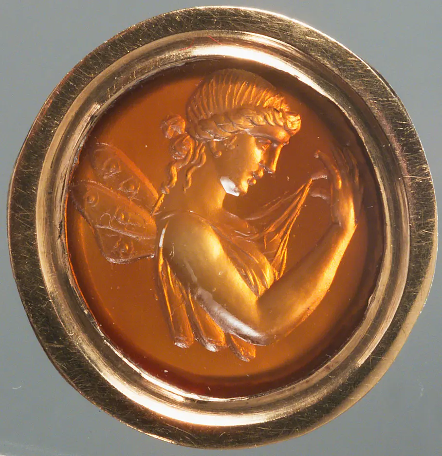 Halbfigur der Psyche