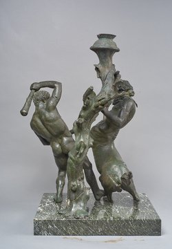 Herakles und Kentaur im Kampf