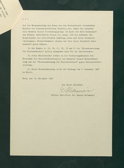 Dienstanweisungen für Postenaufseher, Portiere, die Telephonzentrale, Oberaufseher, Nachtportiere und Nachtaufseher, für den Wochendienst der Beamten und der Verwaltungskanzlei