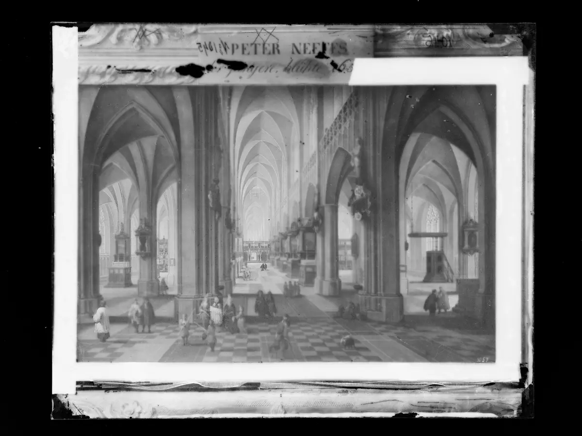 Innenansicht der Kathedrale Nôtre Dame zu Antwerpen