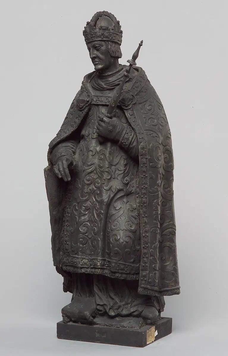 Kaiser Friedrich III., Statue, Statuette, Terracotta