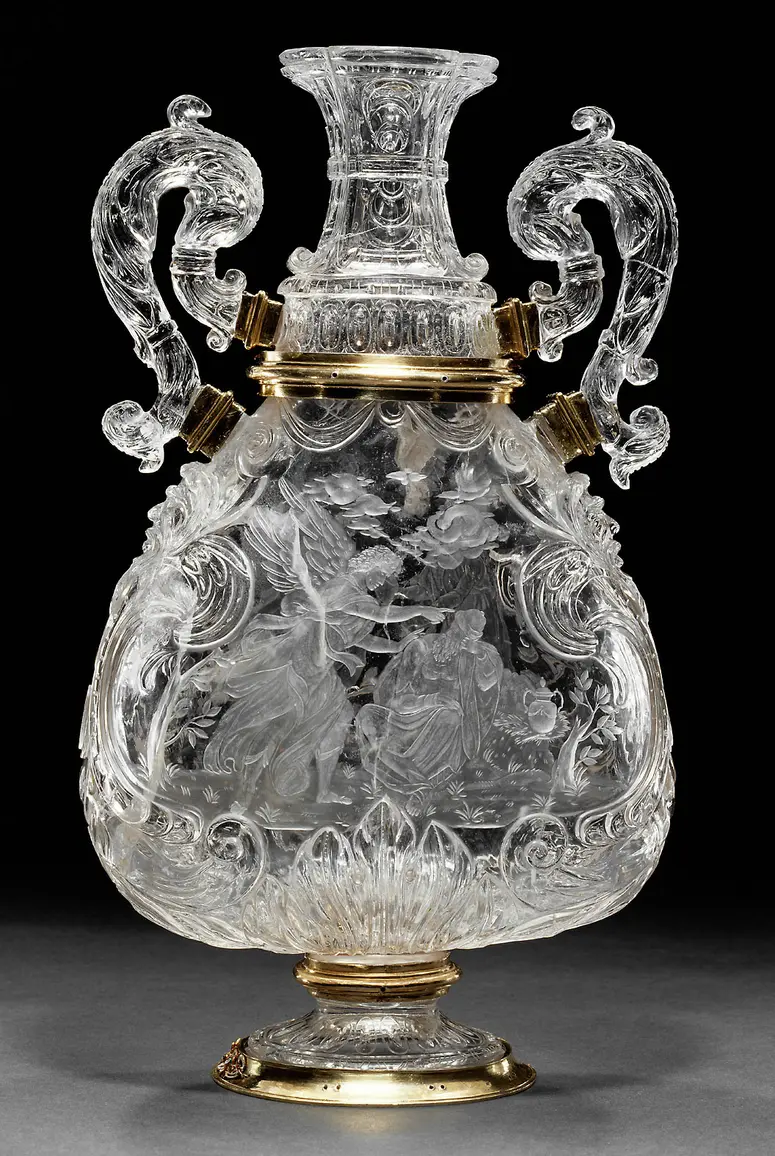 Two-handled Ornamental Bottle