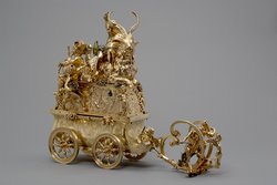 Automat mit Triumph des Bacchus